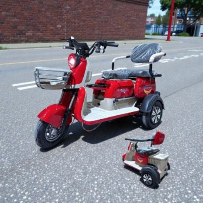 صورة دباب كهربائي 3 عجلات مع سعة تخزين كبيرة